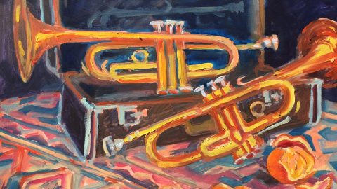 Still Life with Trumpets